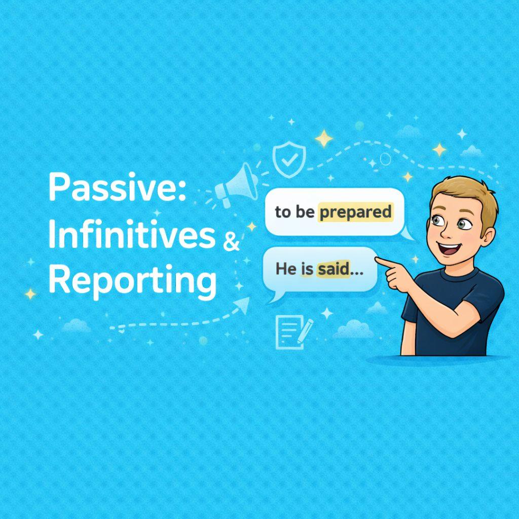 Passive: Infinitives & Reporting