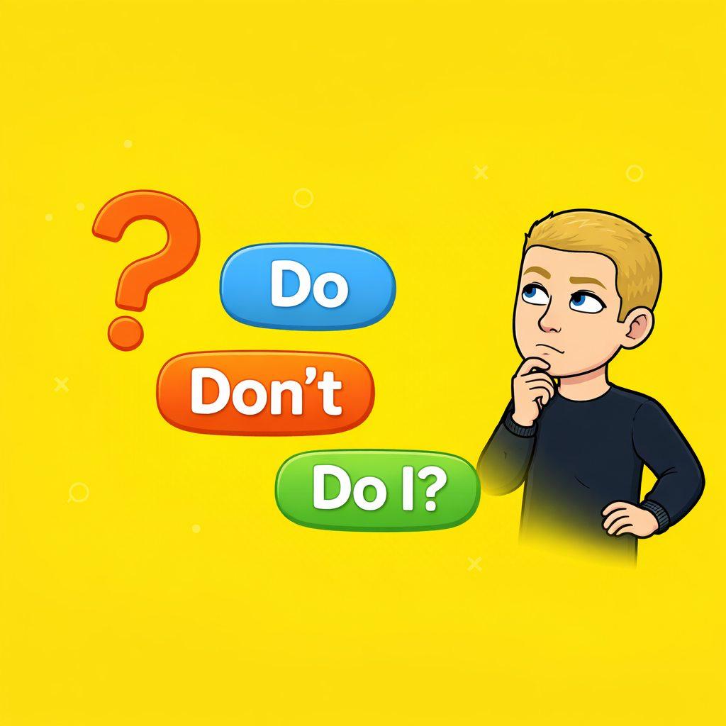 do / don't / Do I?