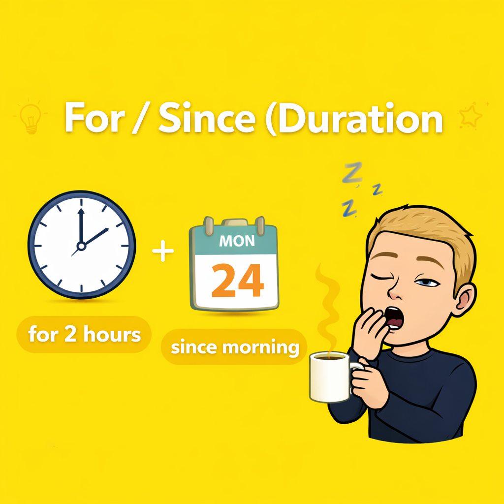 for vs since (Duration)